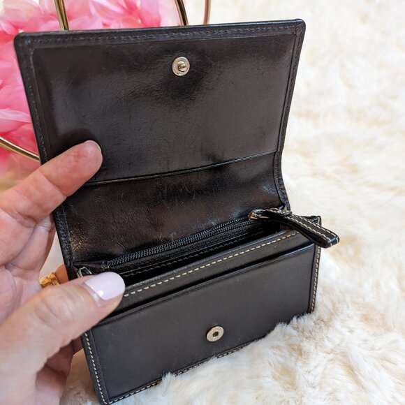 Coach black leather wallet - Picture 3 of 8
